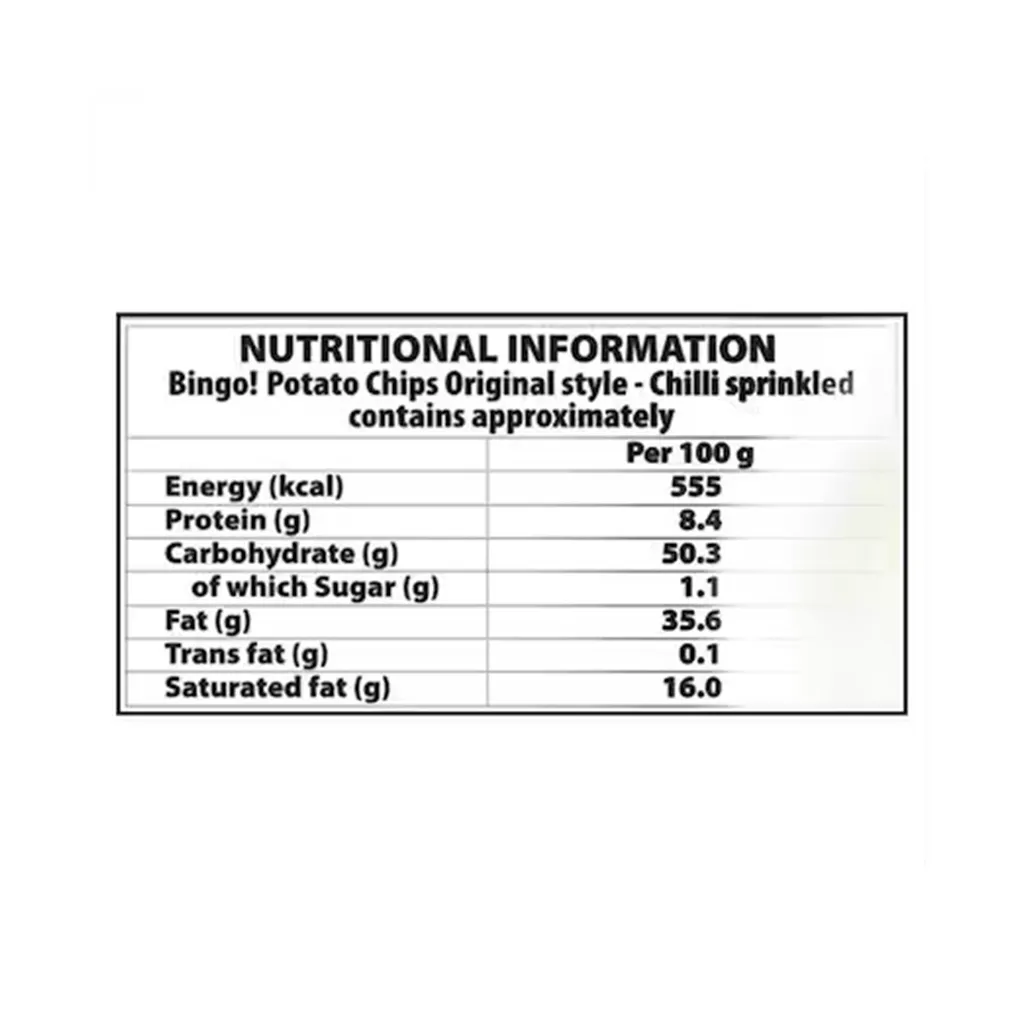 Bingo Yumitos Potato Chips Chilli Sprinkled 3
