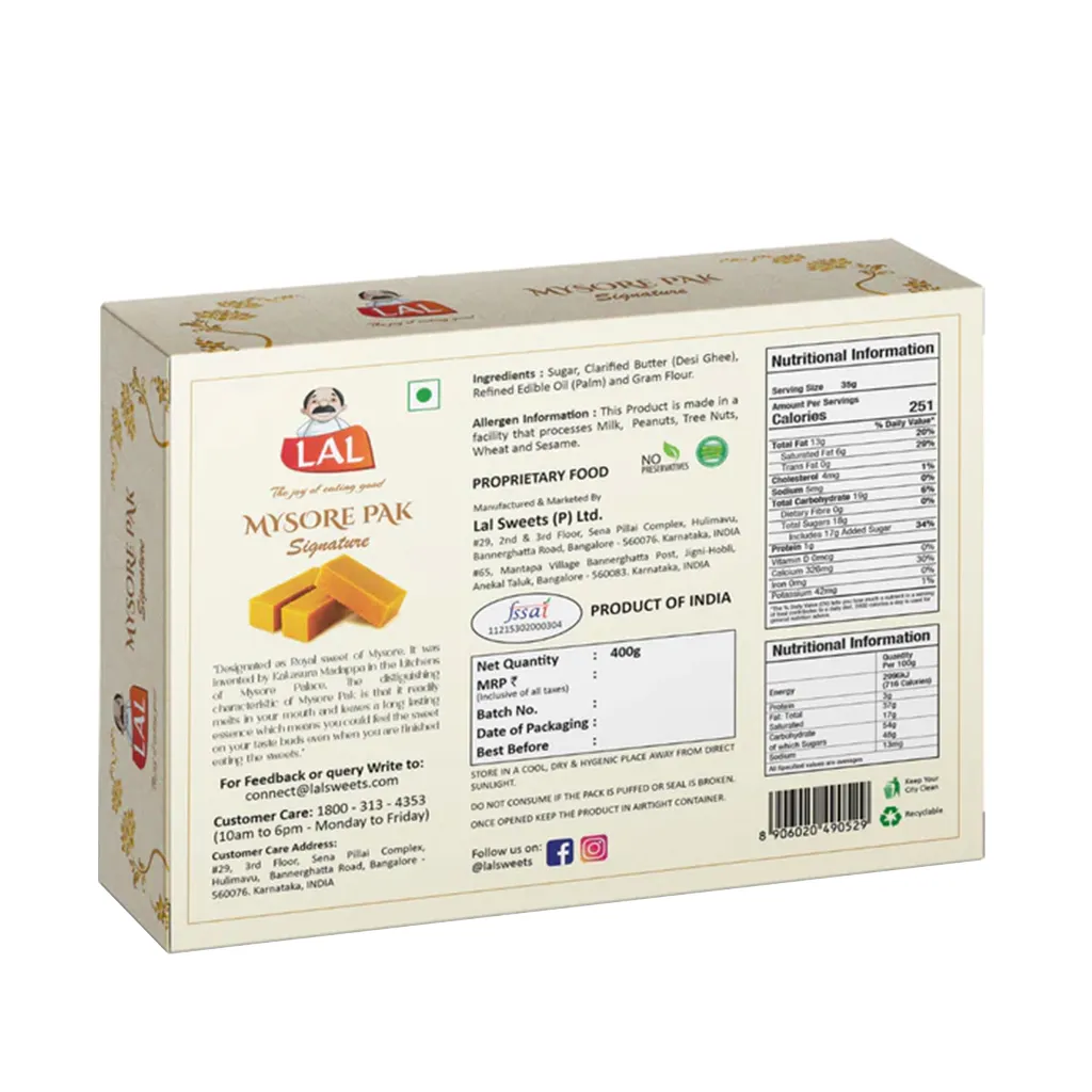 Lal Mysore Pak Classic 1
