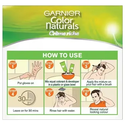 Garnier Color Naturals Men Shade 1 Natural Black 3