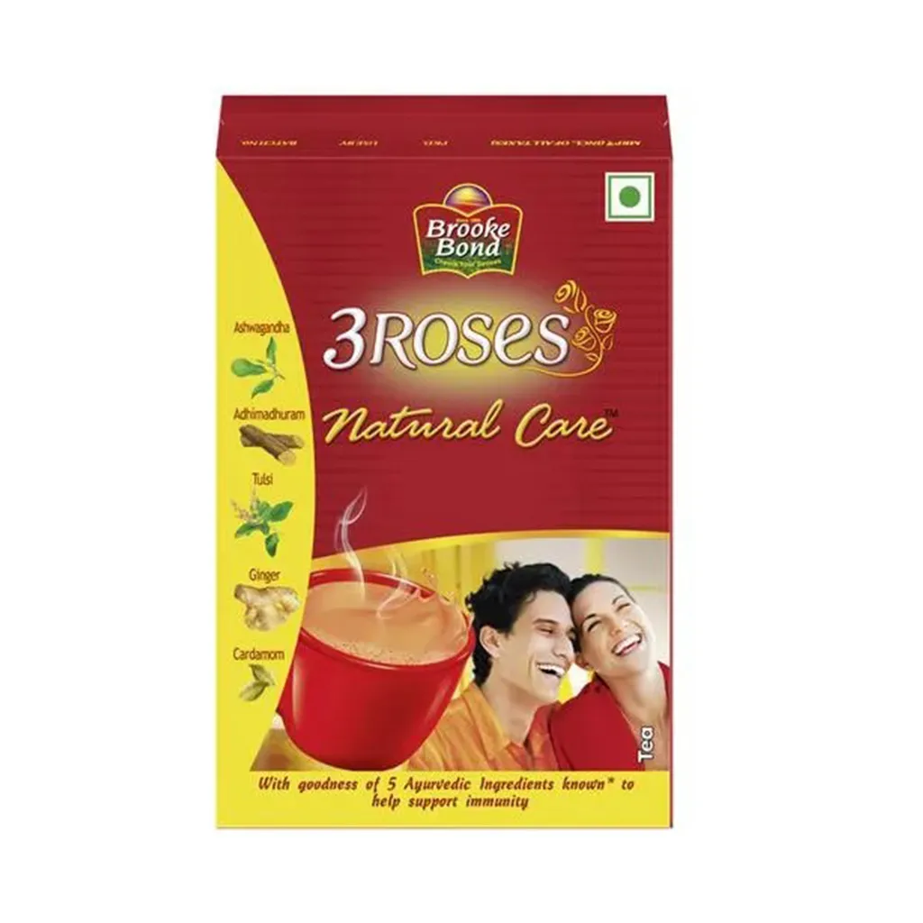 Brooke Bond 3 Roses Natural Care Tea