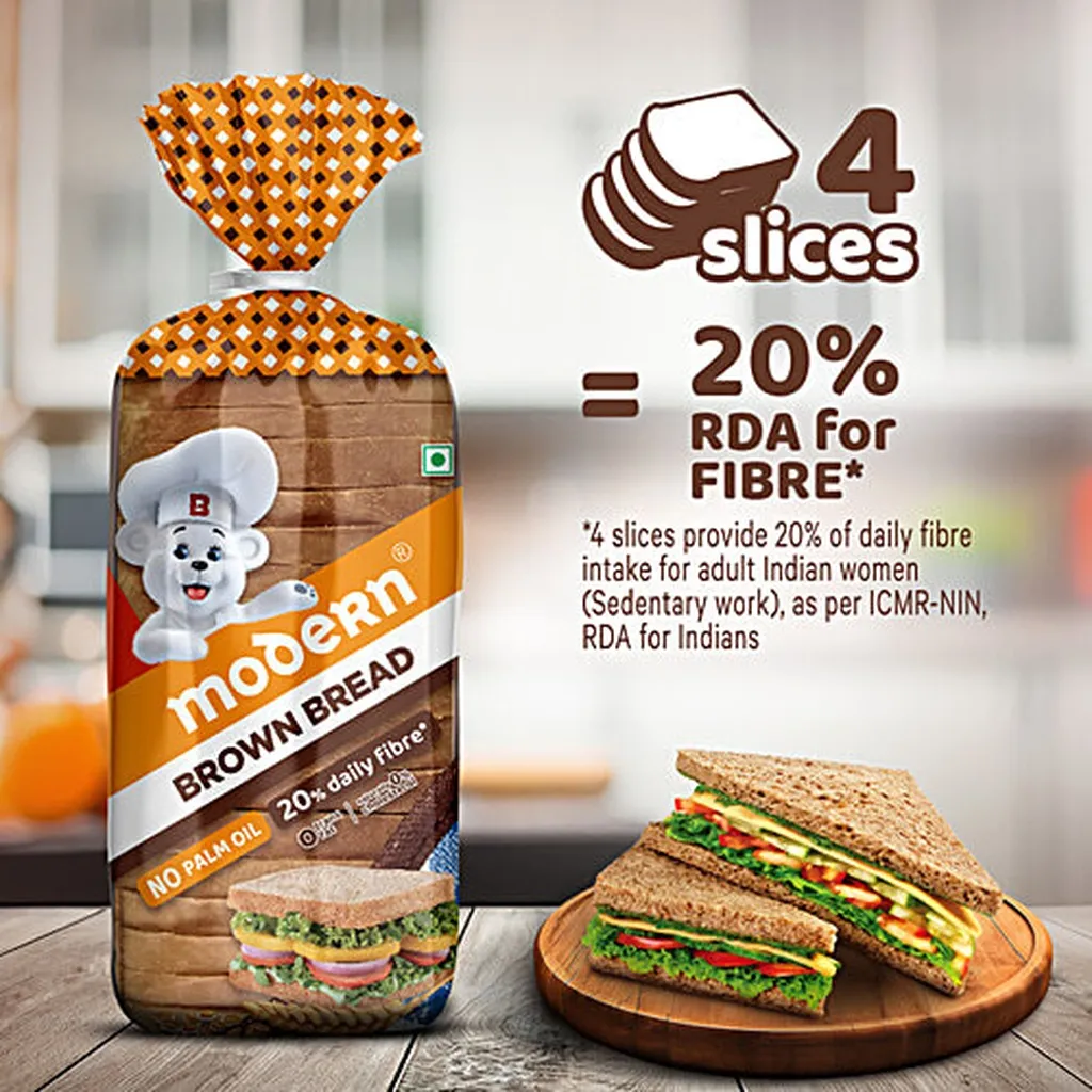 Modern Hi Fibre Brown Bread 6