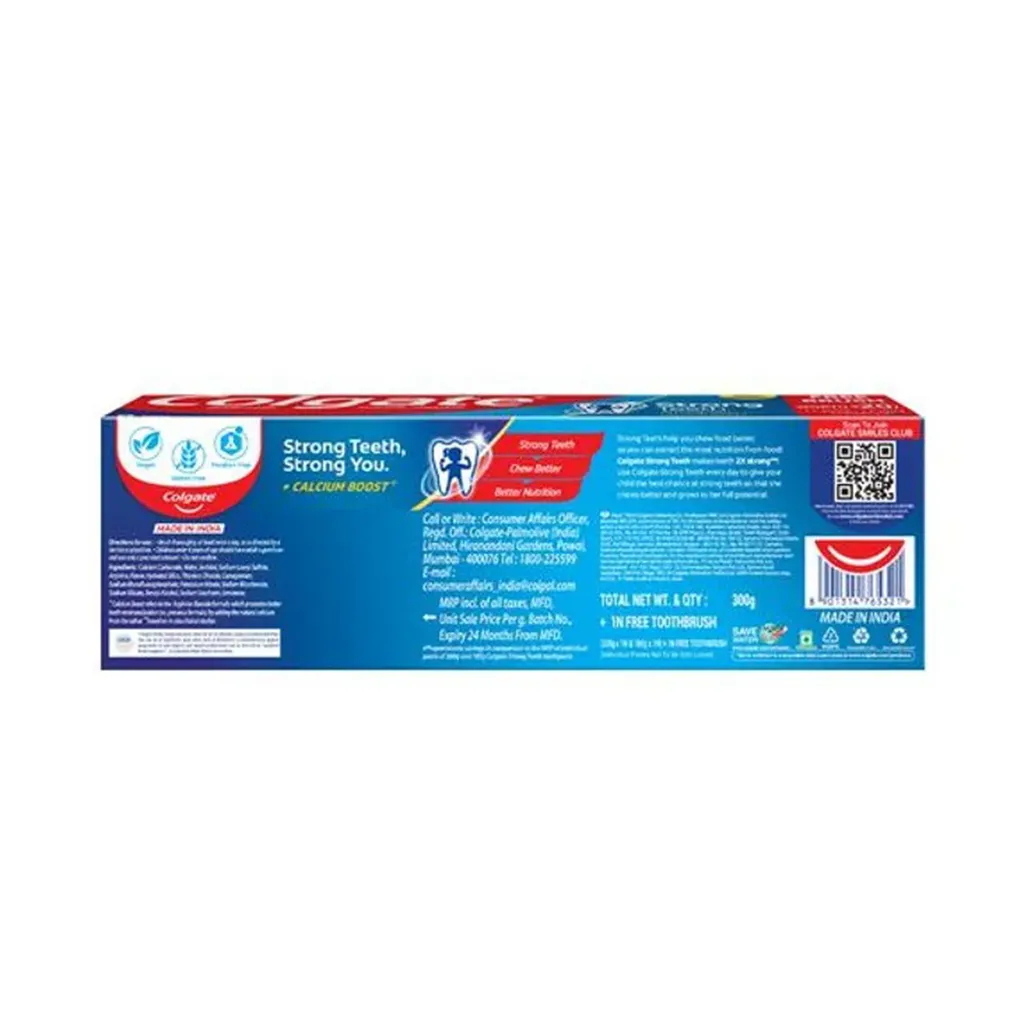 Colgate Strong Teeth Toothpaste + Toothbrush 1