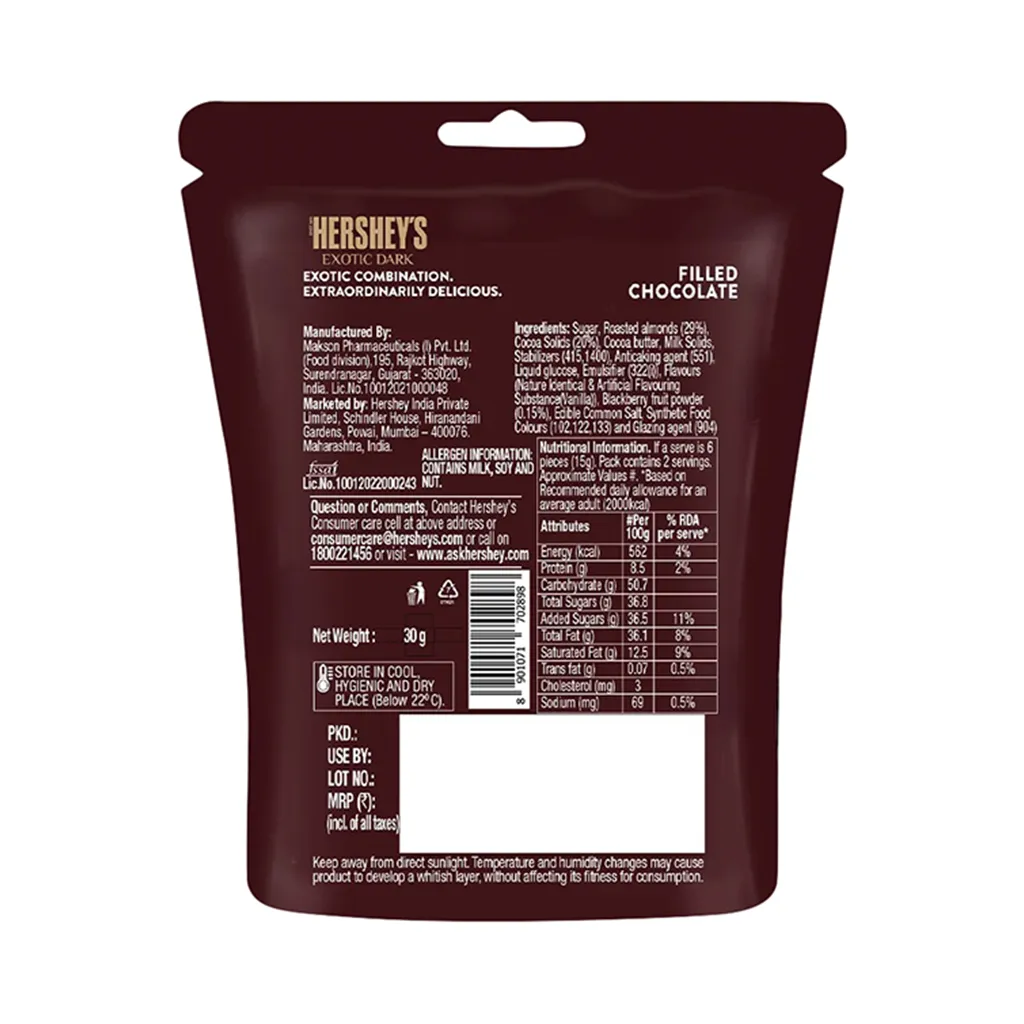 Hersheys Californian Almonds Guava and Mexican Flavor 1