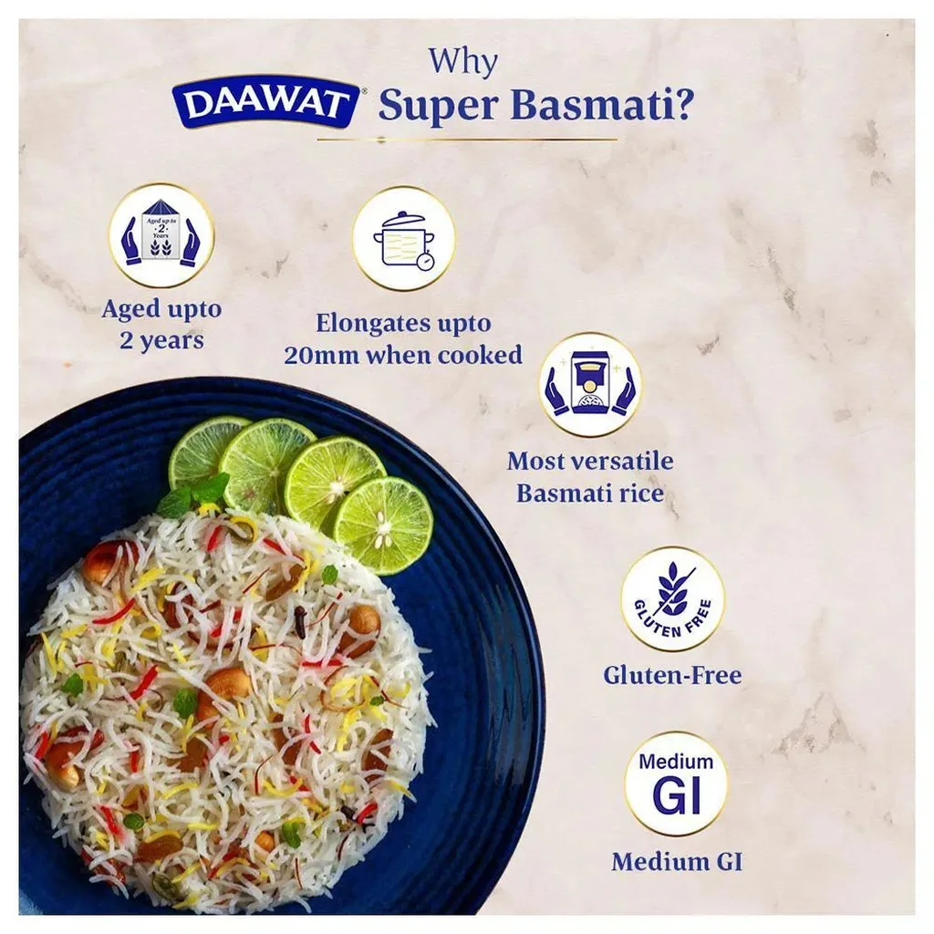 Daawat Super Basmati Rice 4