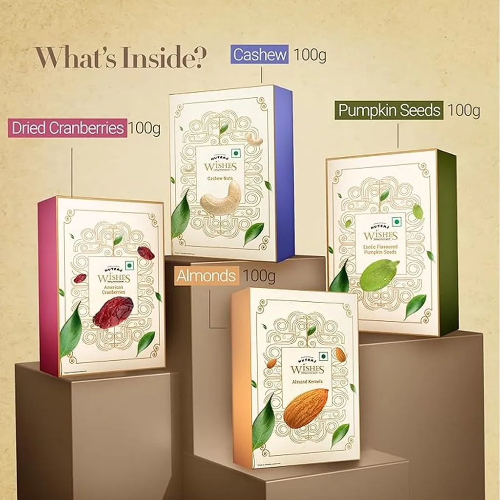 Nutraj Wishes Blooming Gold Festive Gift Box 1