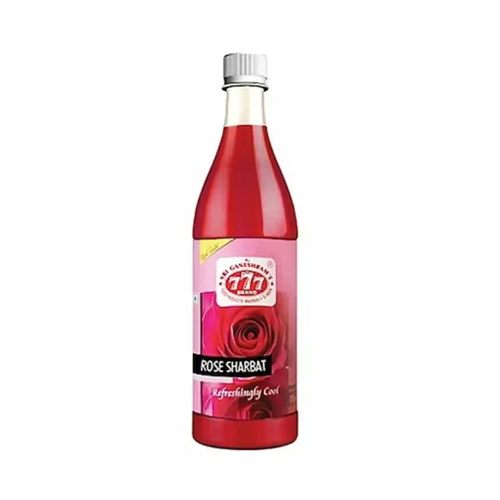 777 Rose Sharbat - Natural Refreshing Drink