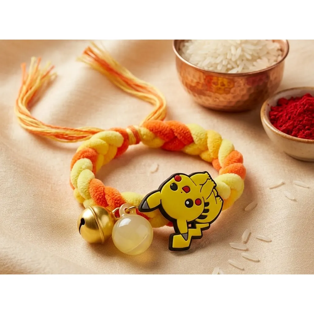Teddy Rattle 02 Rakhi Assorted 1pc 2
