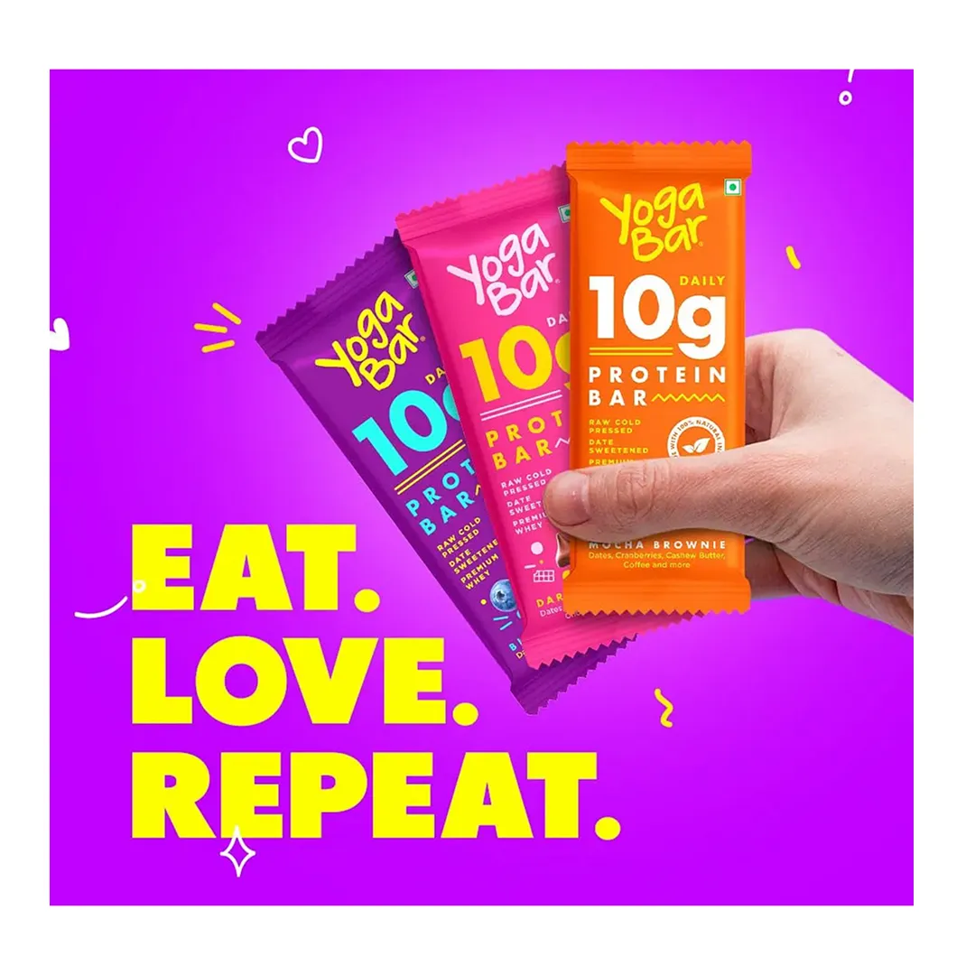 Yogabar Protein Bar Choco Chip 3