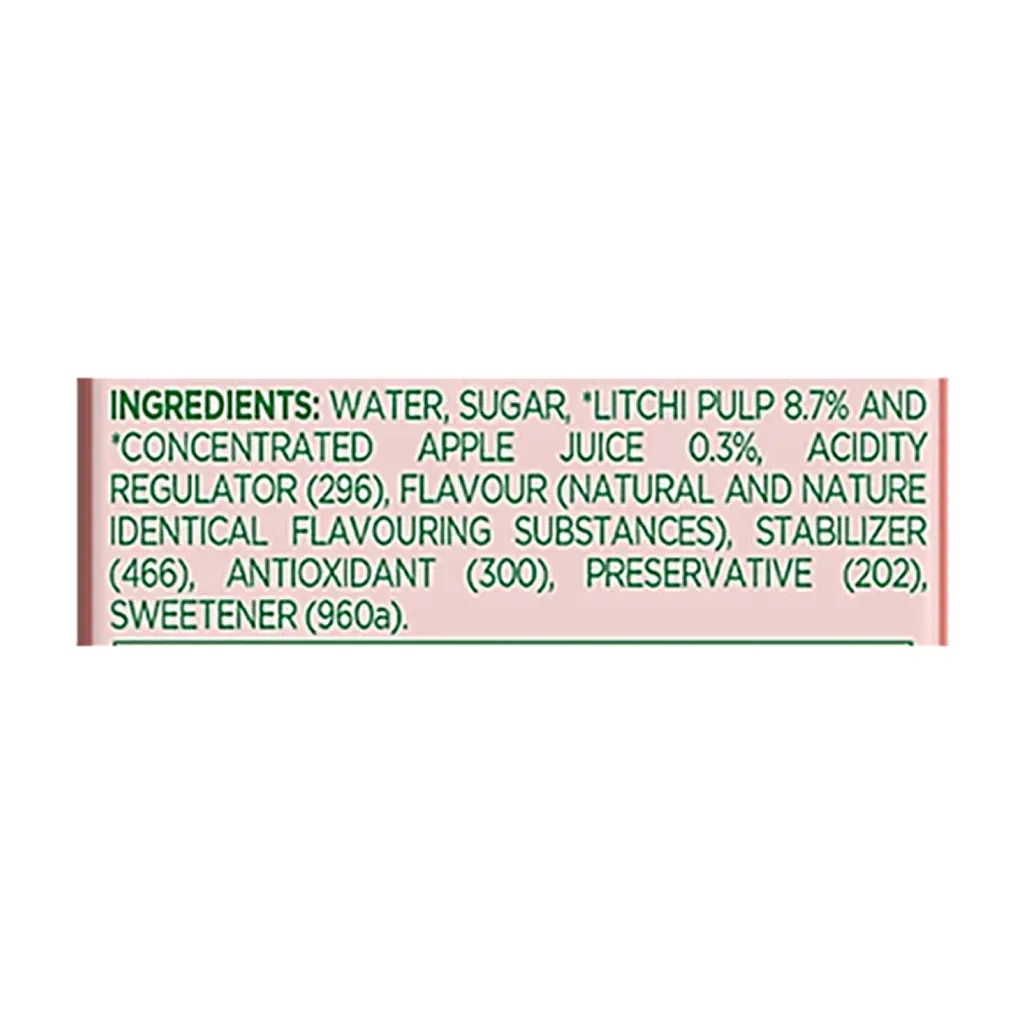 Tropicana Frutz Litchi Love Beverage 2