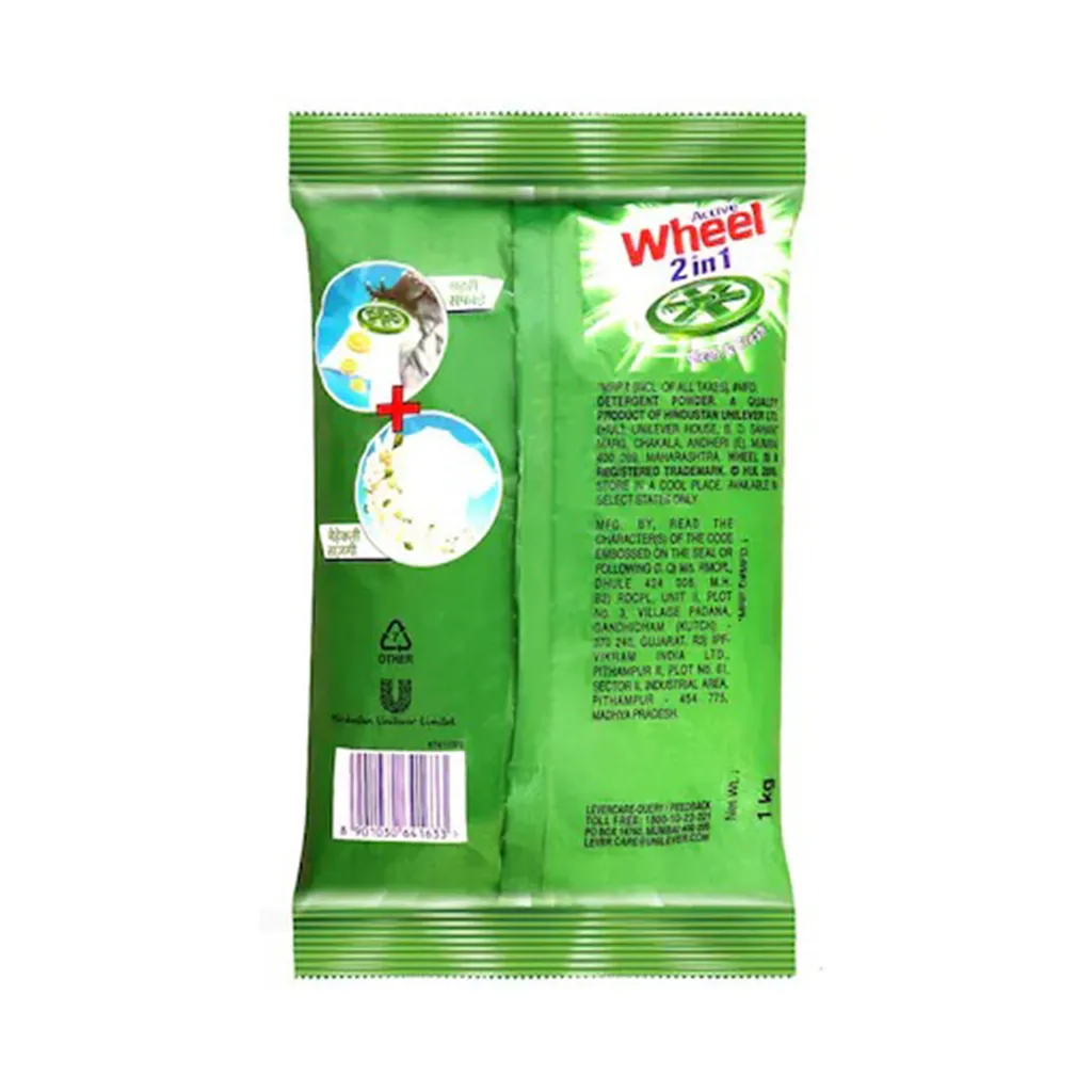 Wheel Active Green Lemon & Jasmine Detergent Powder 1