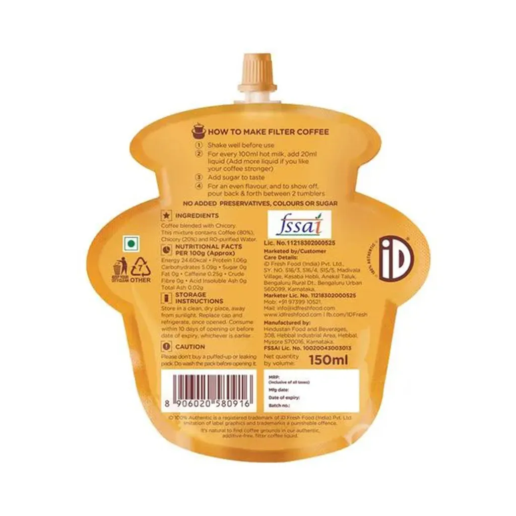 iD Traditional Filter Coffee Decoction 1
