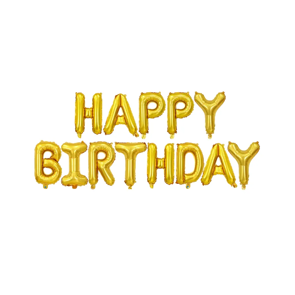 Seven Foil Balloon Happy Birthday 1