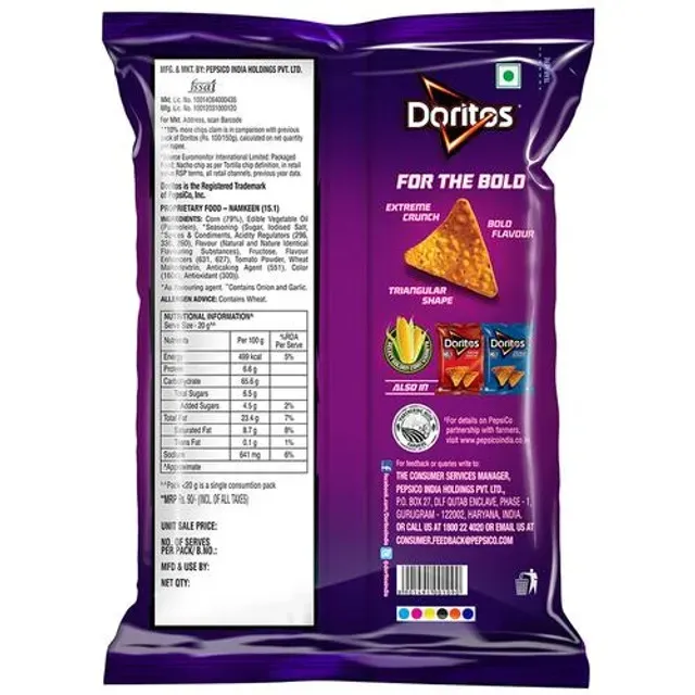 Doritos Spicy Sweet Chilli Flavour Nachos 1