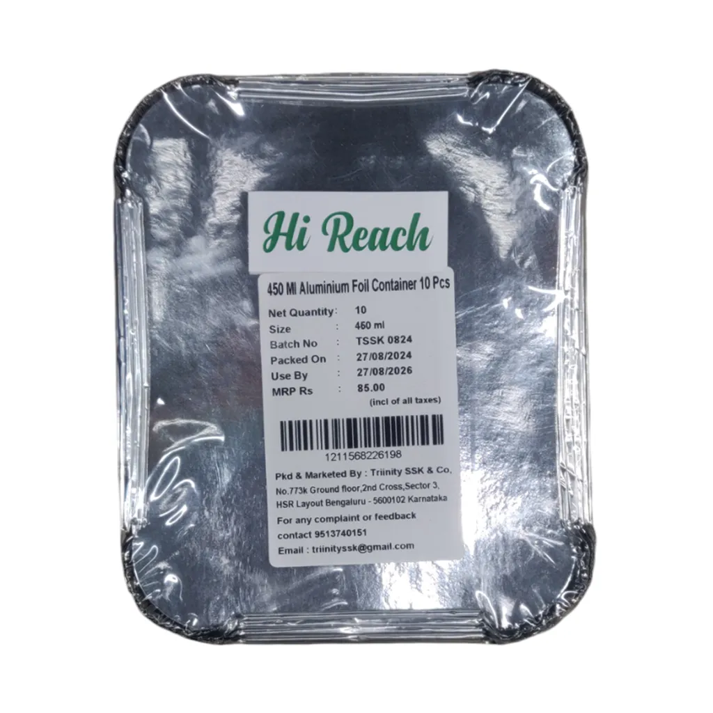 Hi-Reach Aluminium Foil Container - 450ml