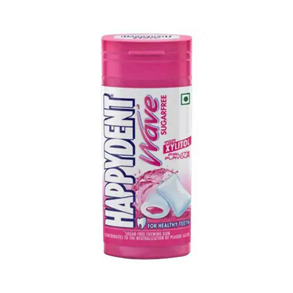 Happydent Wave Sugarfree Xylitol Fruits Flavour