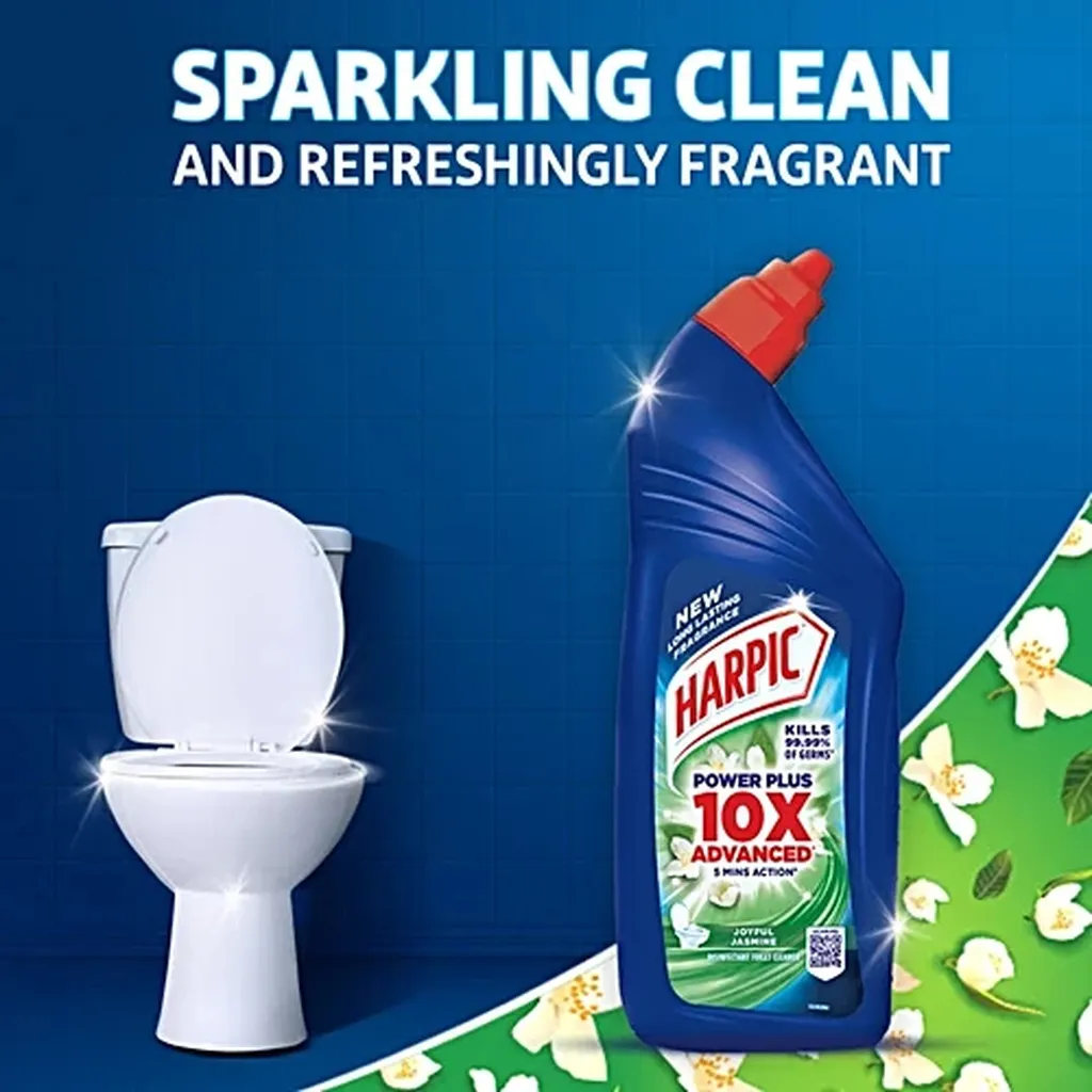 Harpic Toilet Cleaner Jasmine 1L 2
