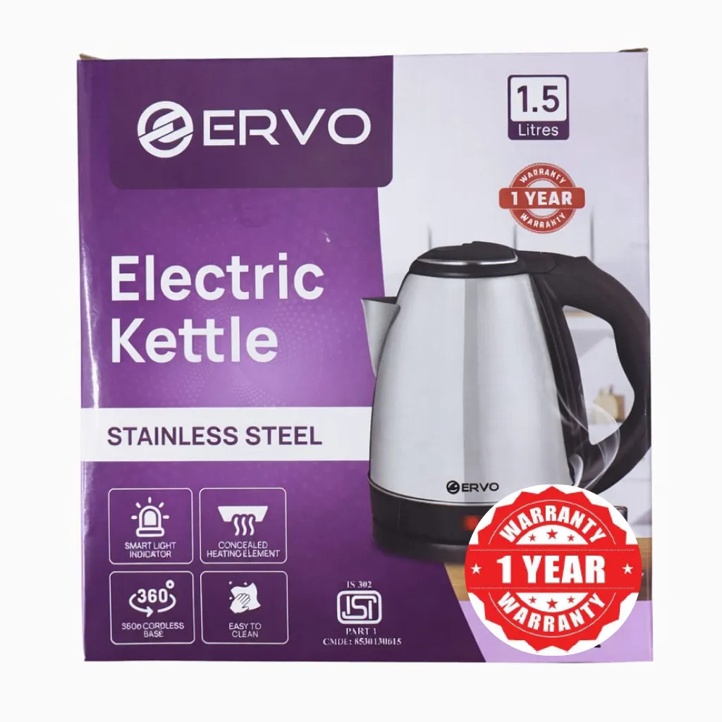 Ervo 1350W Electric Kettle 1