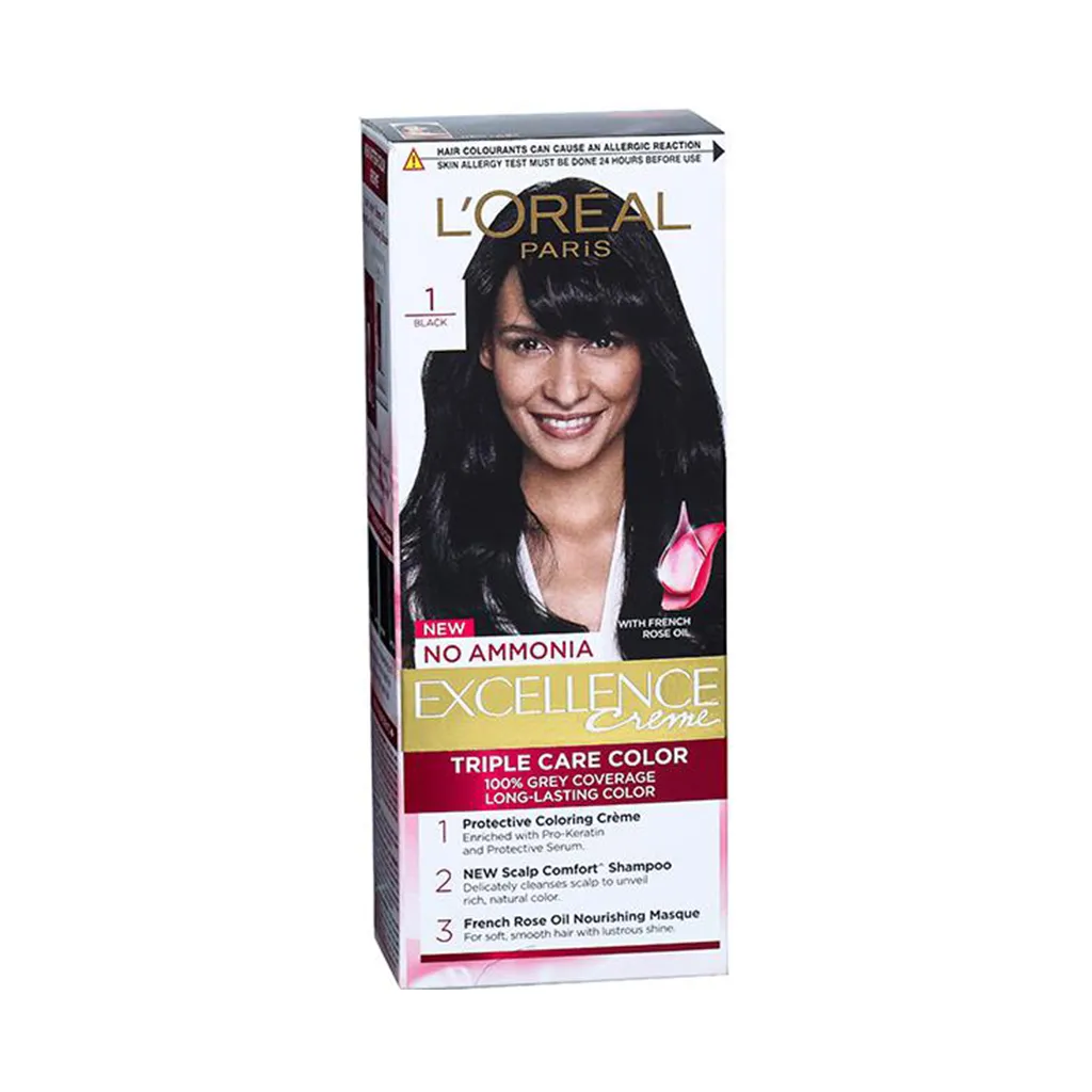Loreal Excellence Creme Black Hair Colour