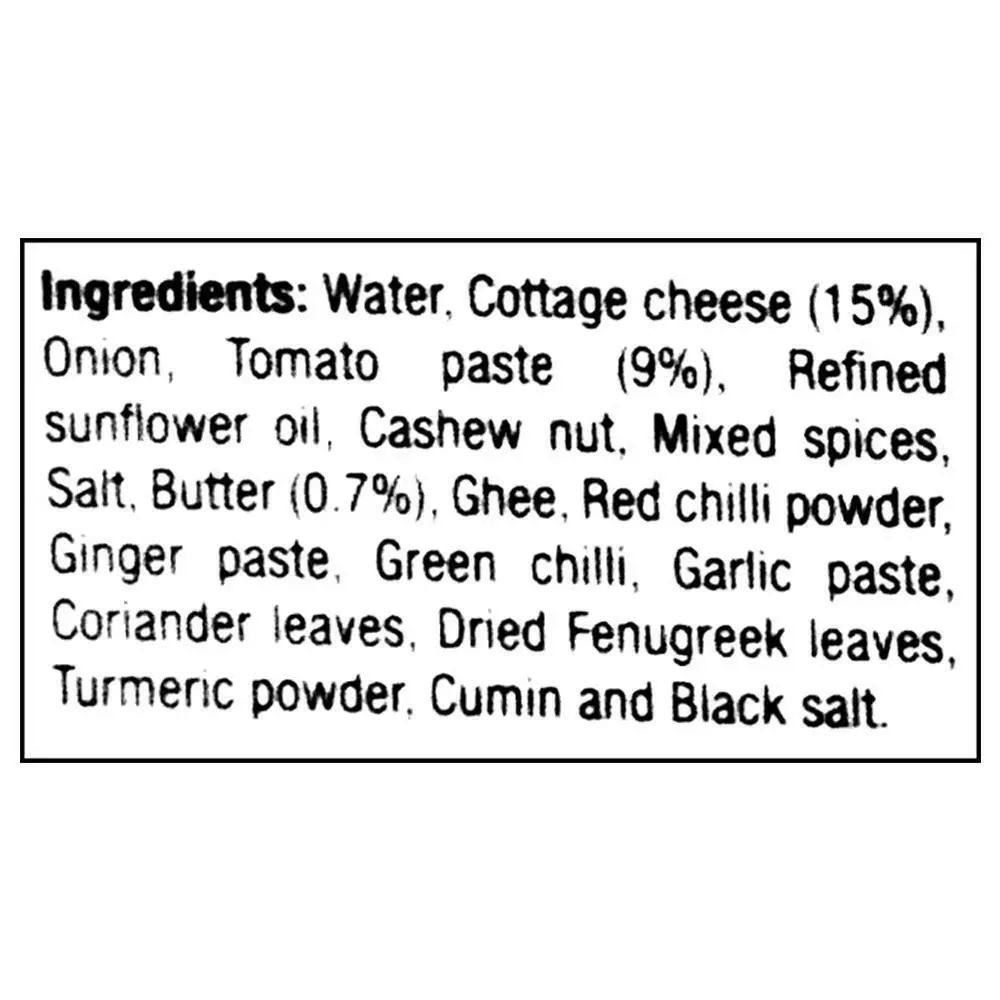 MTR Ready To Eat Paneer Butter Masala 3