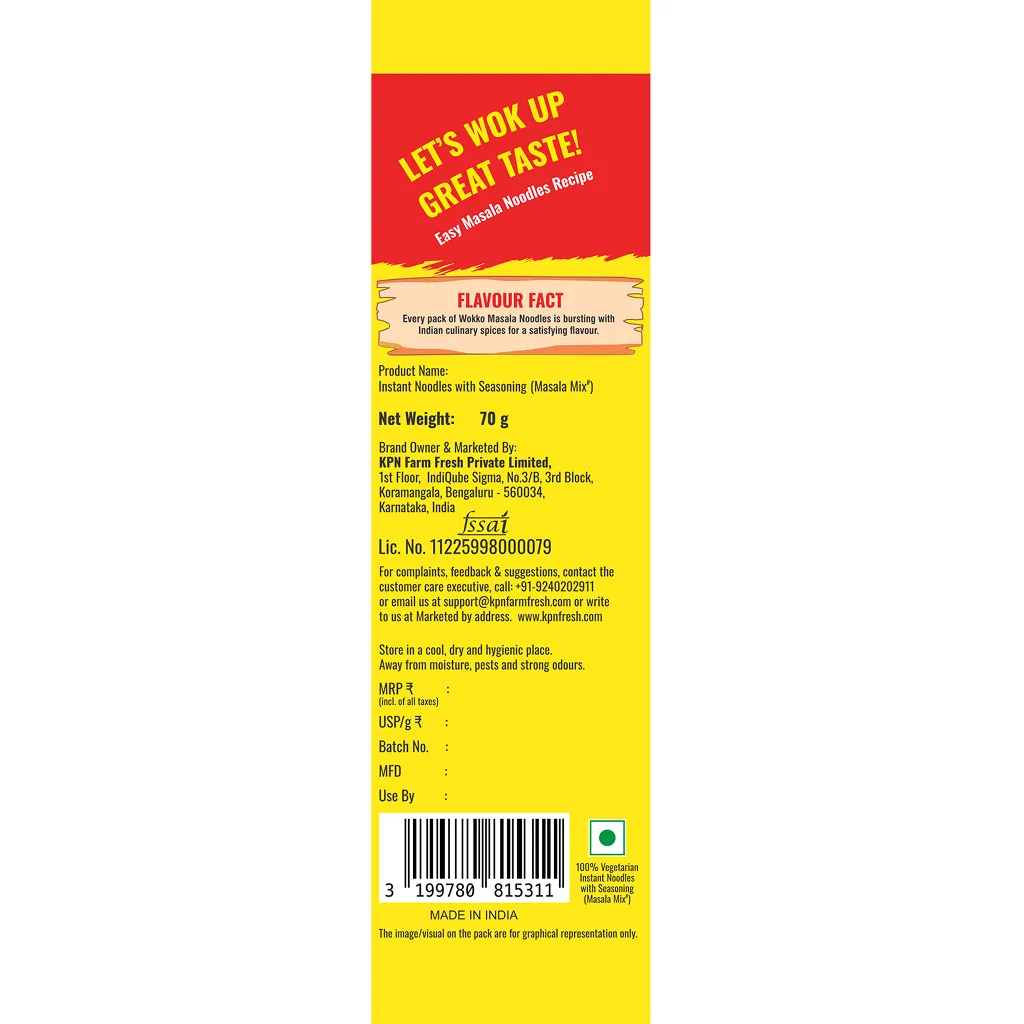 Wokko Instant Noodles 1
