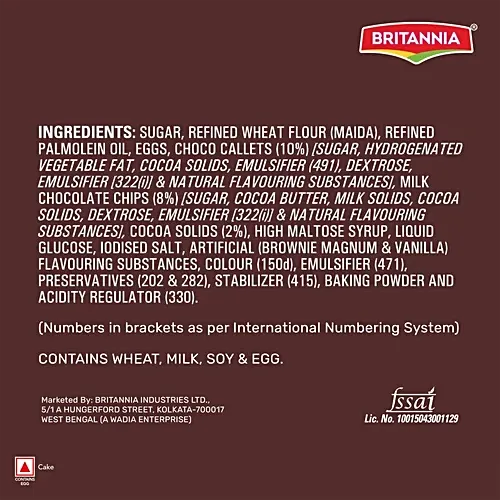 Britannia Fudge It Chocolate Brownie Cake 2