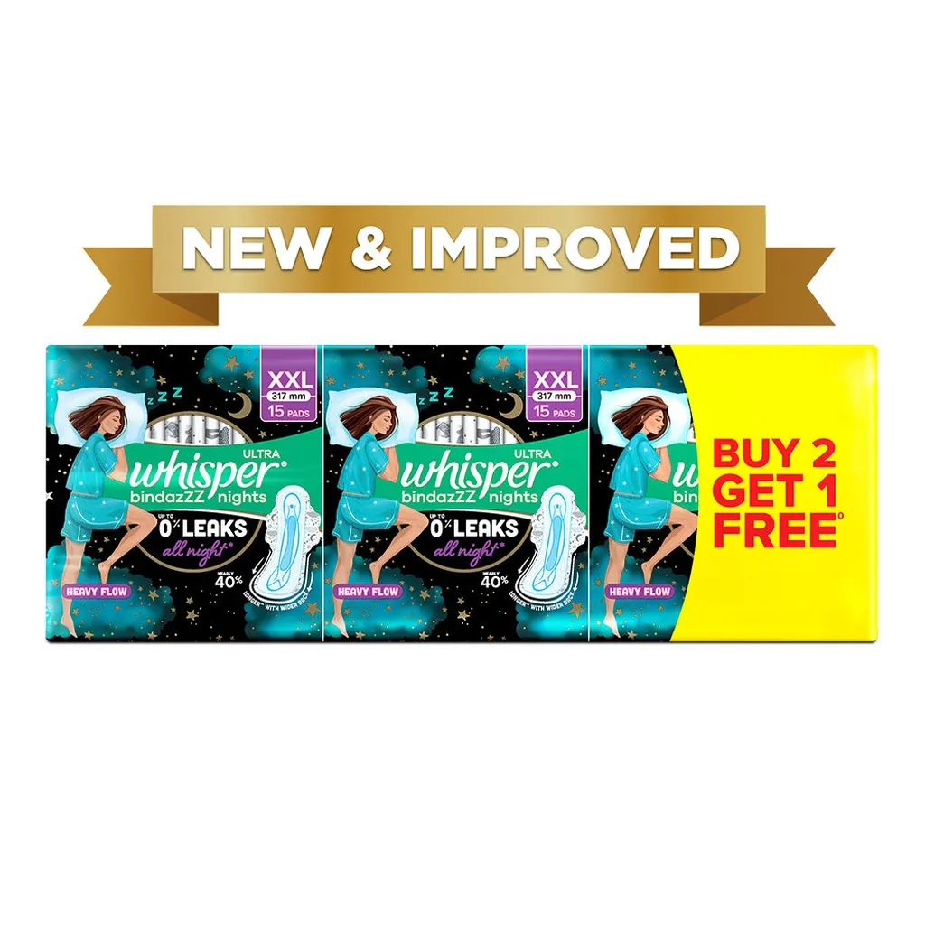 Whisper Ultra Nights XXL (Buy 2, Get 1 Free)