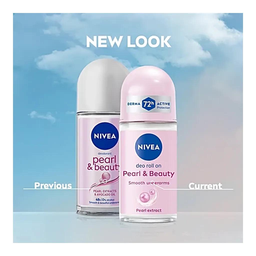 Nivea Pearl & Beauty Roll On Deodorant 2