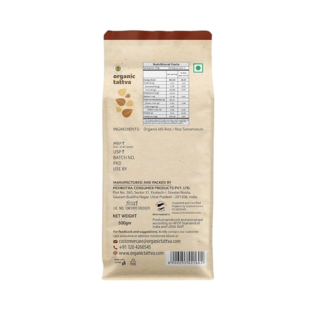 Organic Tattva Rava Idli Rice 1