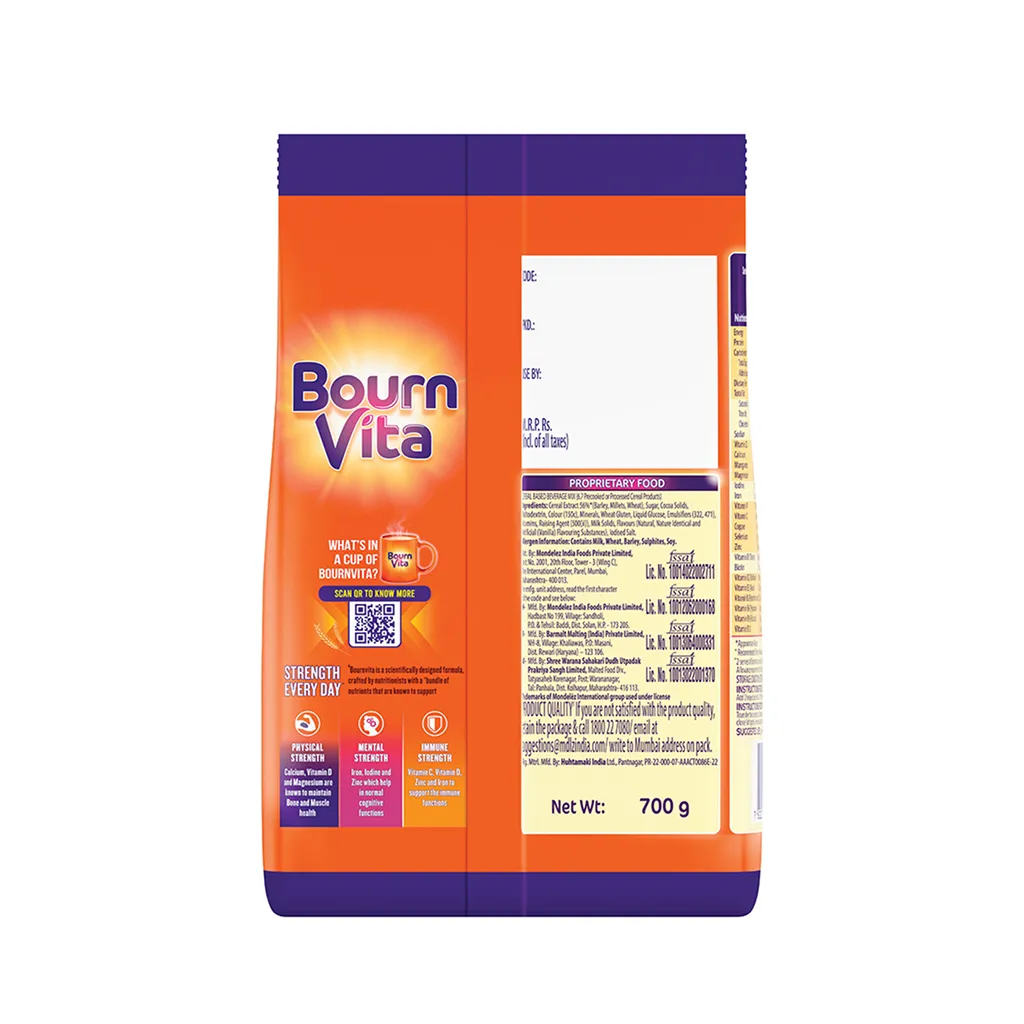 Cadbury Bournvita Chocolate Health Drink Pouch 1