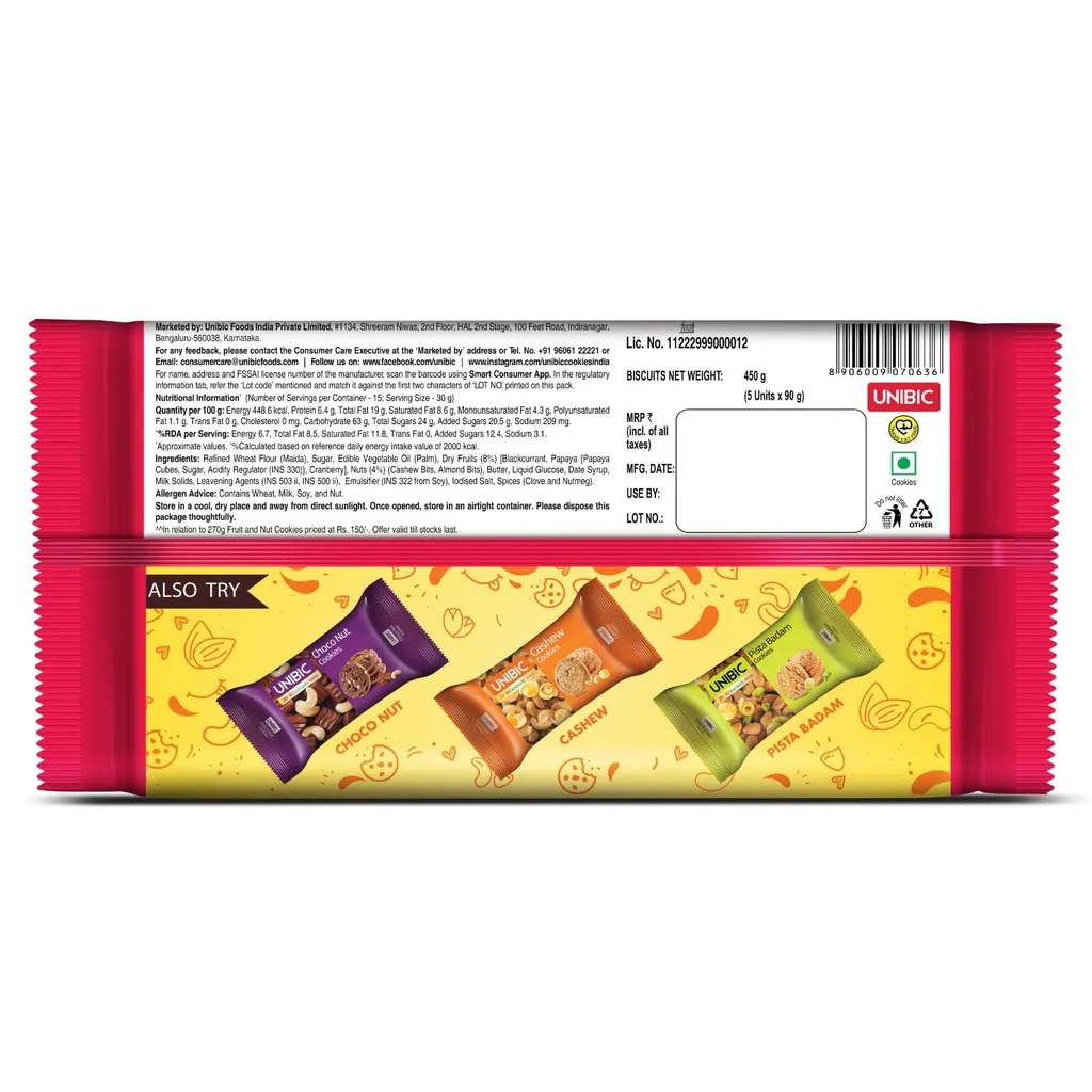 Unibic Fruit & Nut Cookies 3