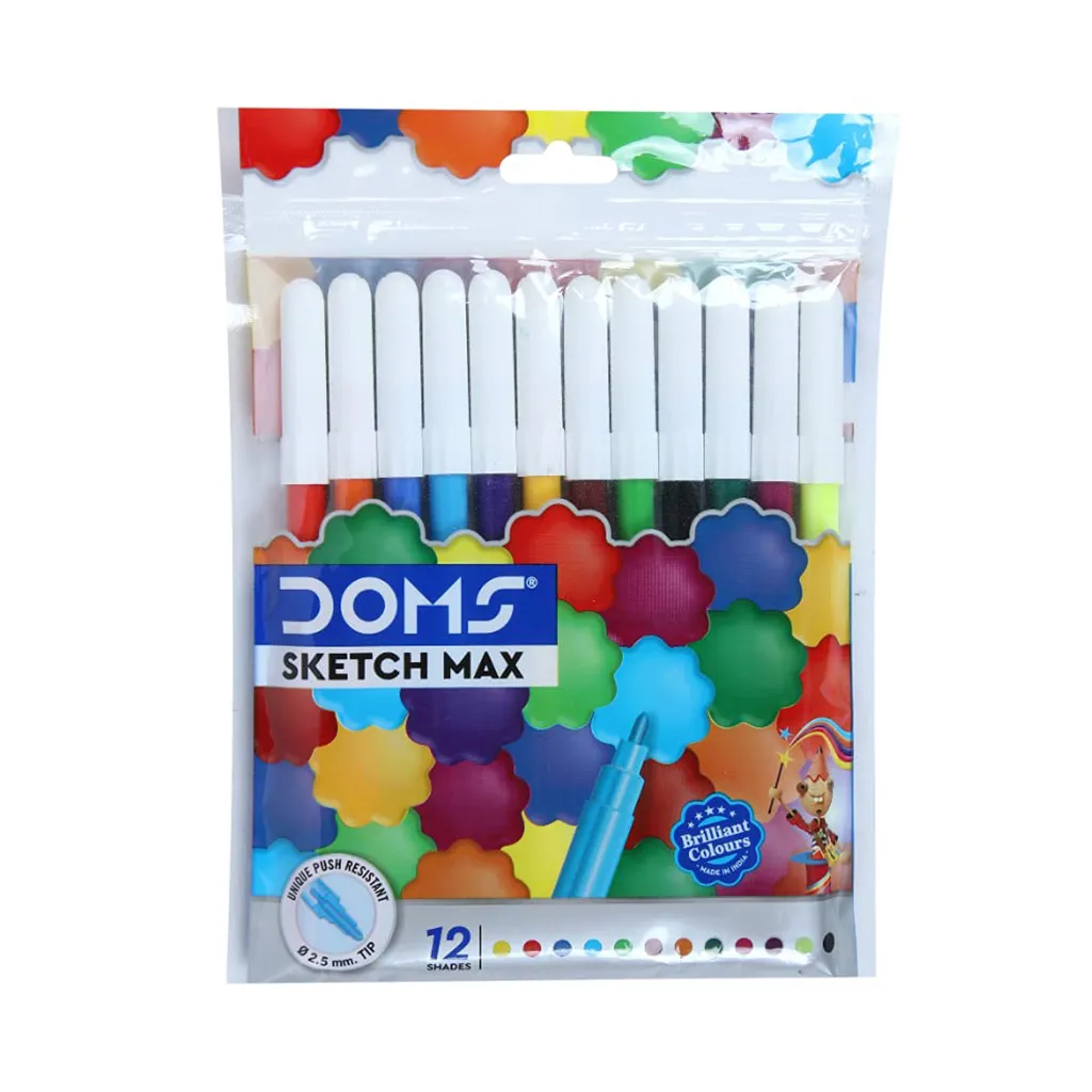 Doms Sketch Pen Max Pack - 12 Shades
