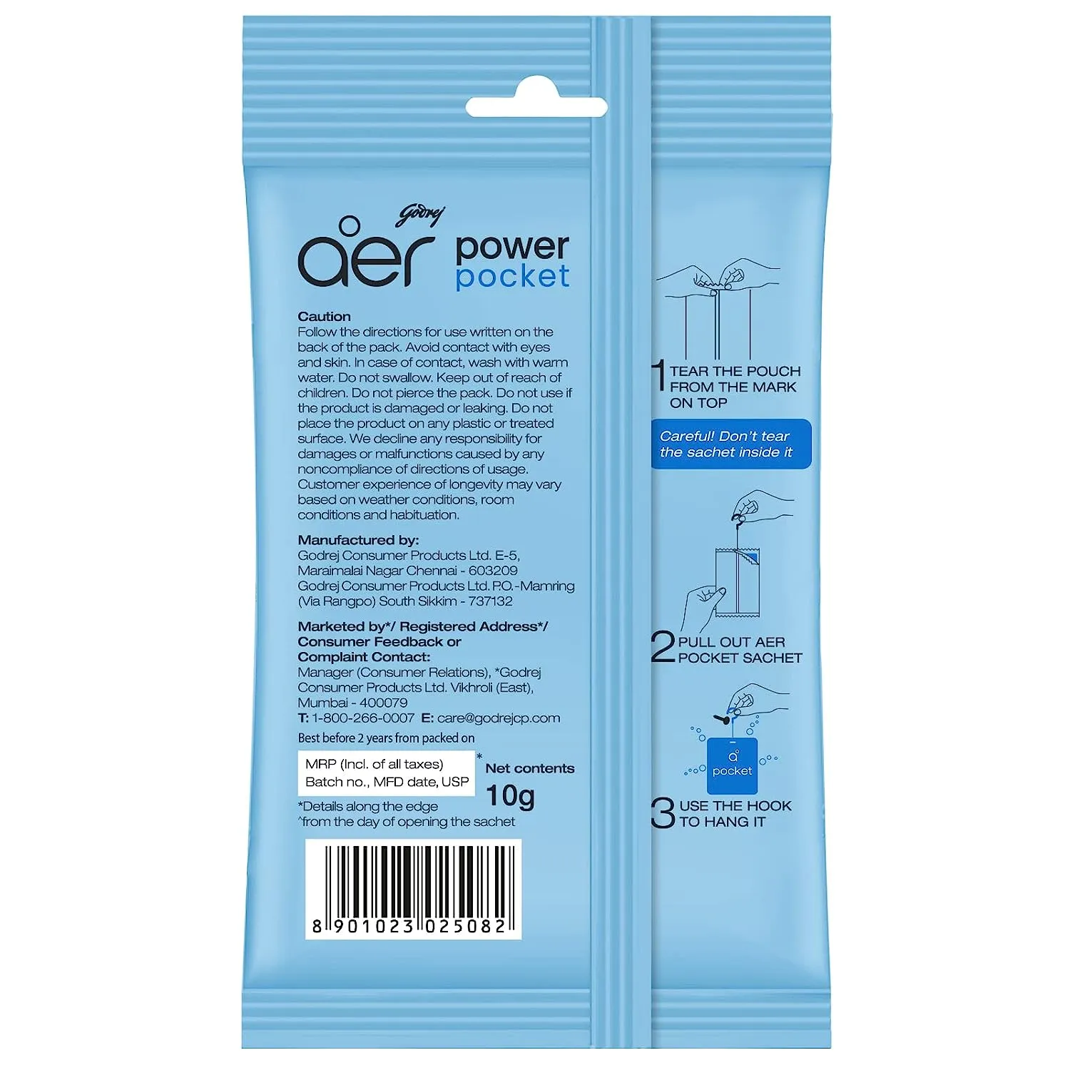Godrej Aer Power Seabreeze Pocket Bathroom Freshner 1