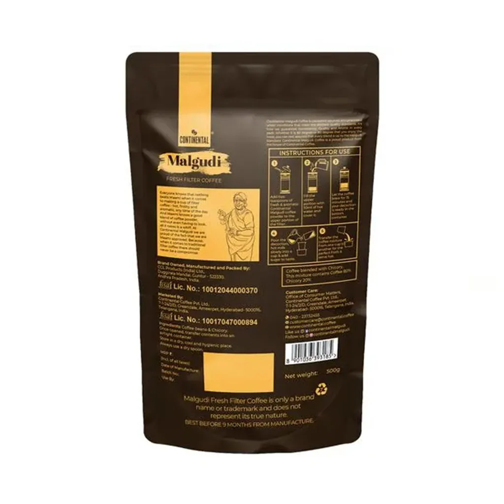 Continental Malgudi Fresh Filter Coffee 80 Degree 1