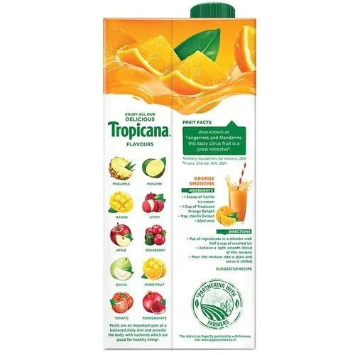 Tropicana Delight Orange Juice 1