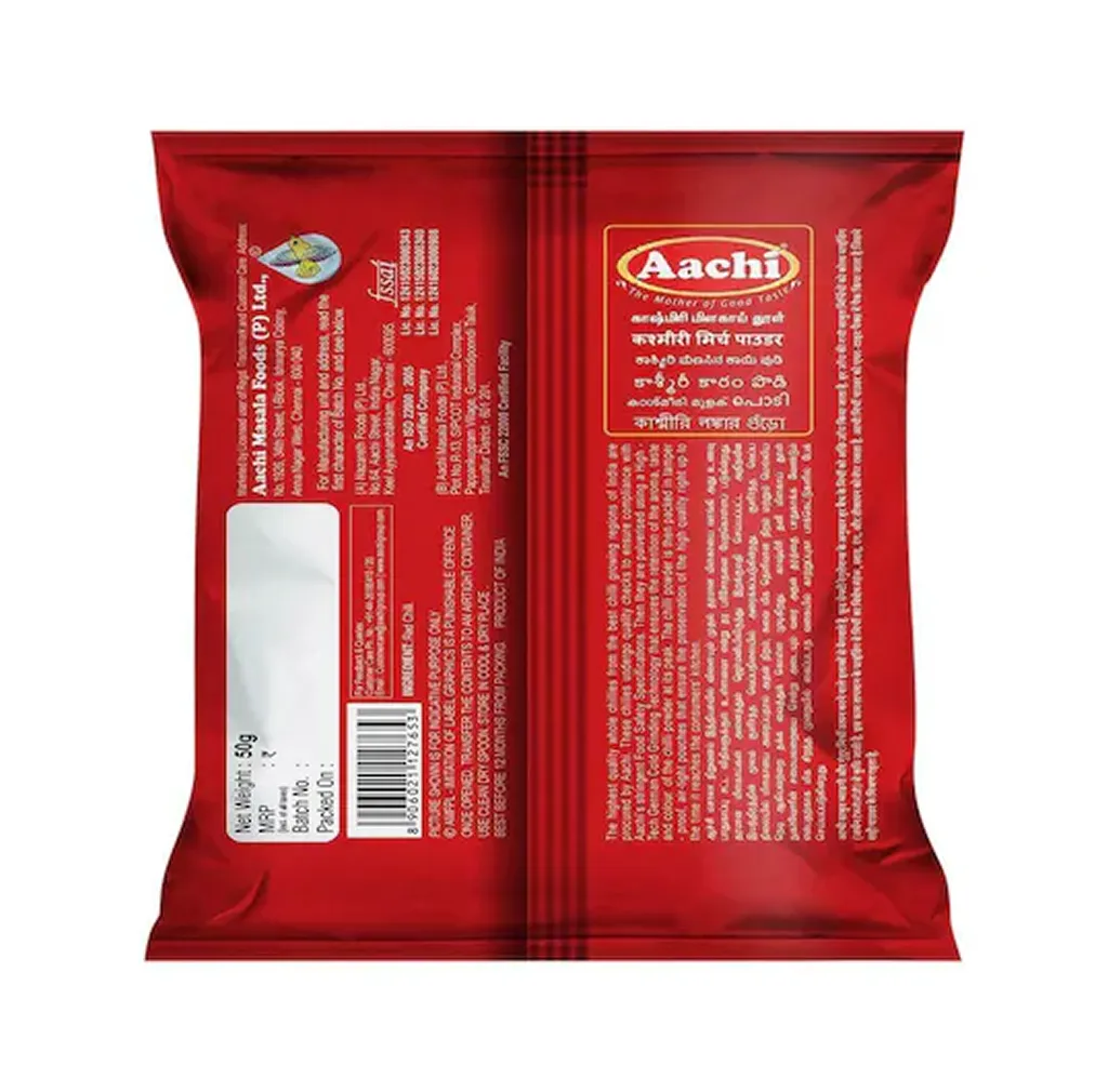 Aachi Kashmiri Chilli Powder 50Gm 1