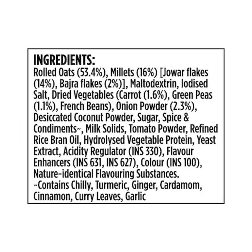 Saffola Veggie Twist Masala Oats 2