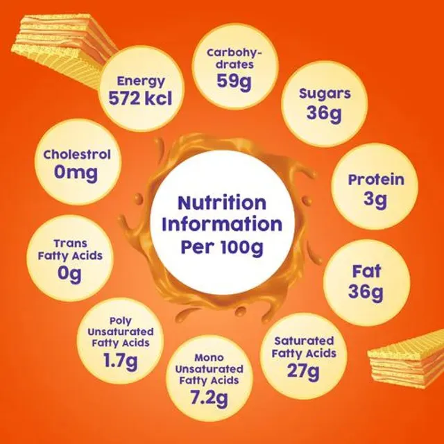 Britannia Treat Orange Wafers 3