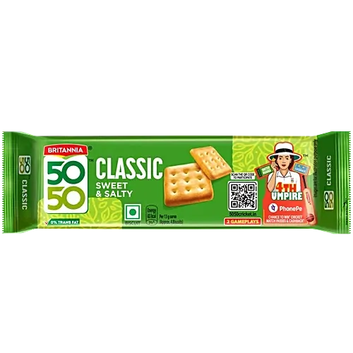 Britannia 50-50 Sweet & Salty Biscuits
