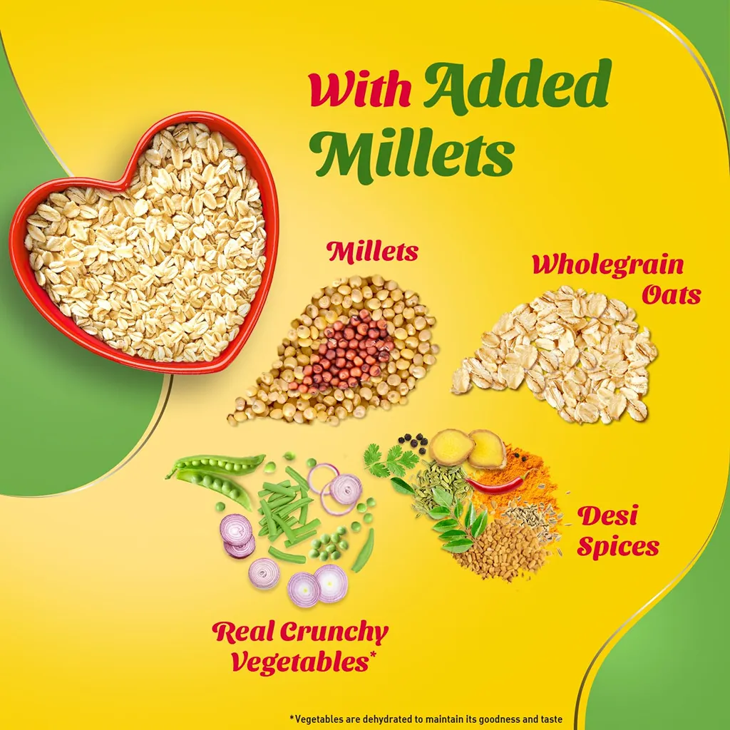Saffola Masala Oats Curry & Pepper 6