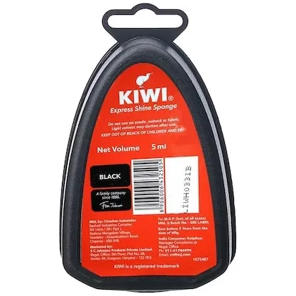 Kiwi Express Black Shoe Shine Sponge 1
