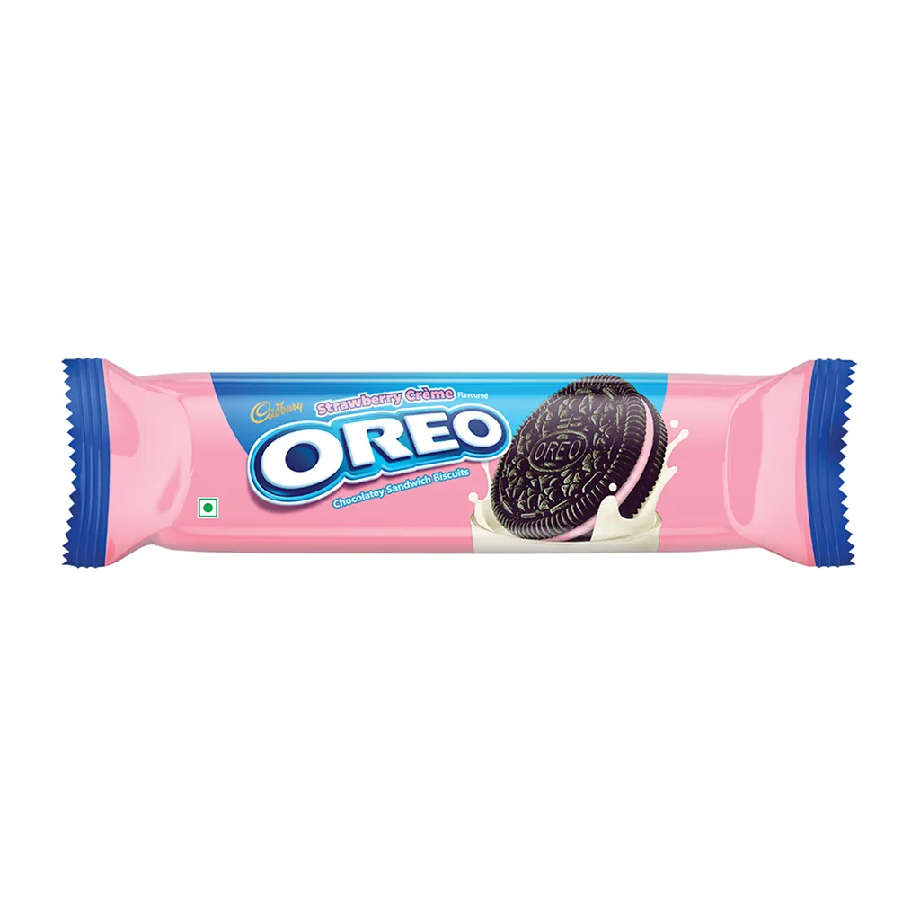 Cadbury Oreo Strawberry Cream Flavoured Biscuits