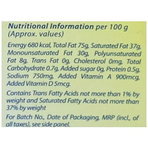 Amul Delicious Fat Spread 100Gm 3