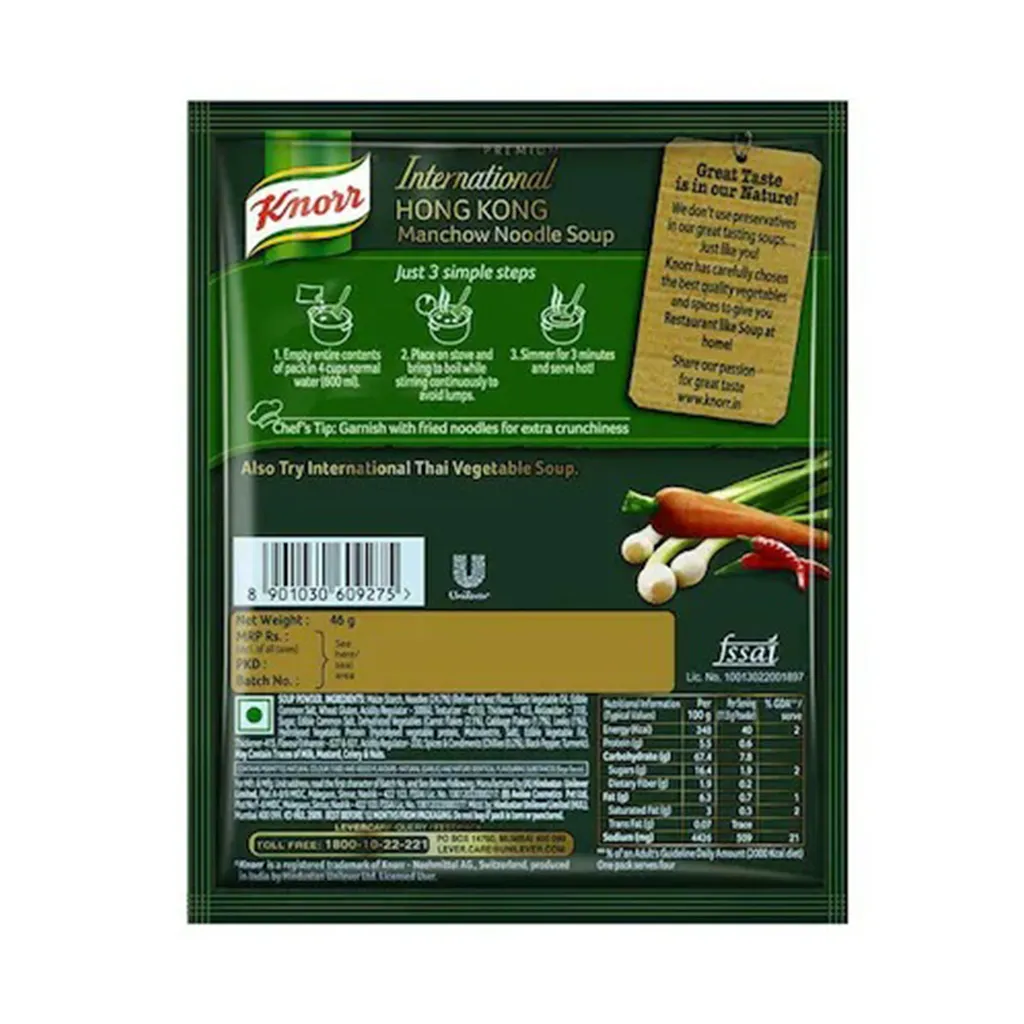 Knorr International Hong Kong Manchow Noodle Soup 1