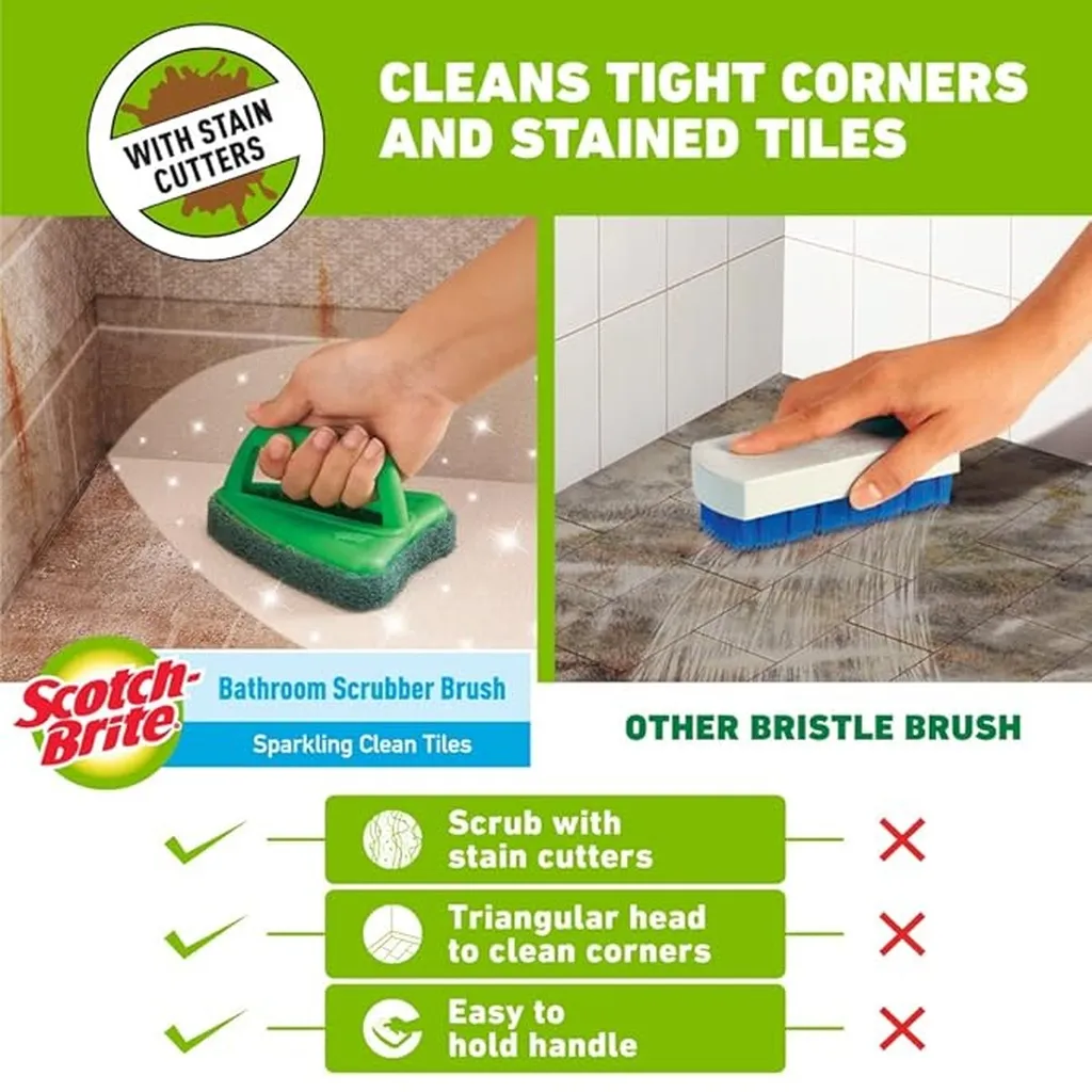 Scoth Brite Bathroom Scrubber Brush 2