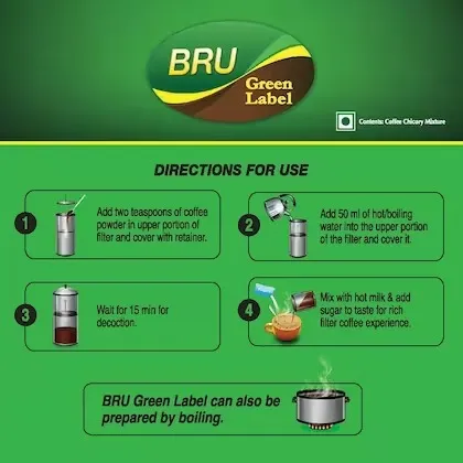 Bru Green Label Filter Coffee 5