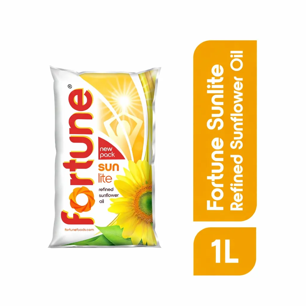 Fortune Refined Sunflower Oil Pouch