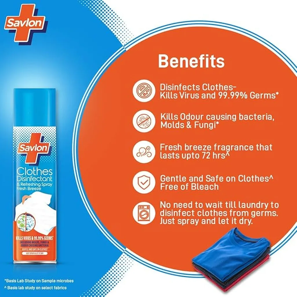 Savlon Clothes Disinfectant & Refreshing spray