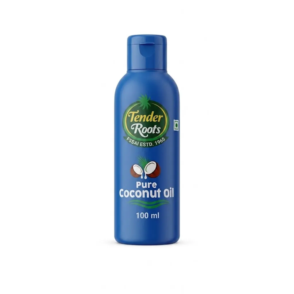 Tender Roots Pure Coconut Oil Bottle