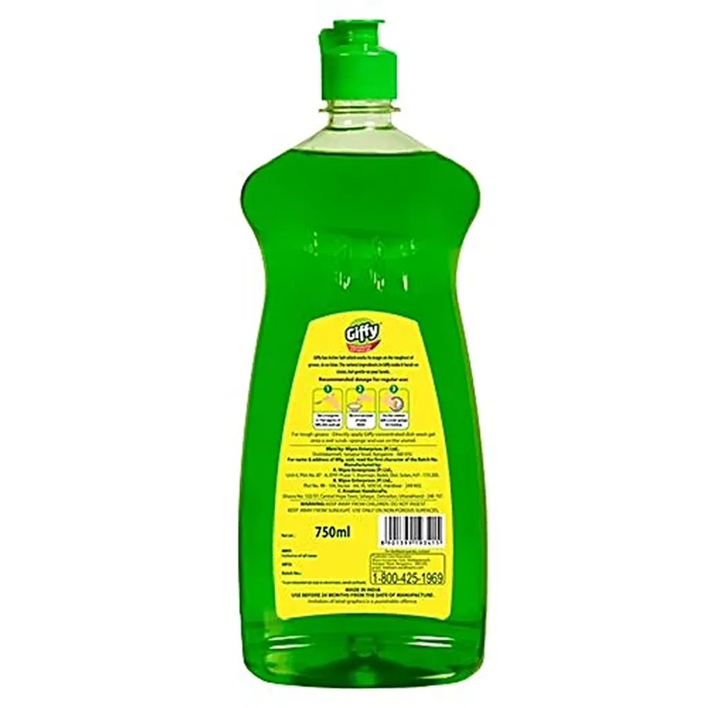Giffy Lemon & Salt Dishwash Gel 1