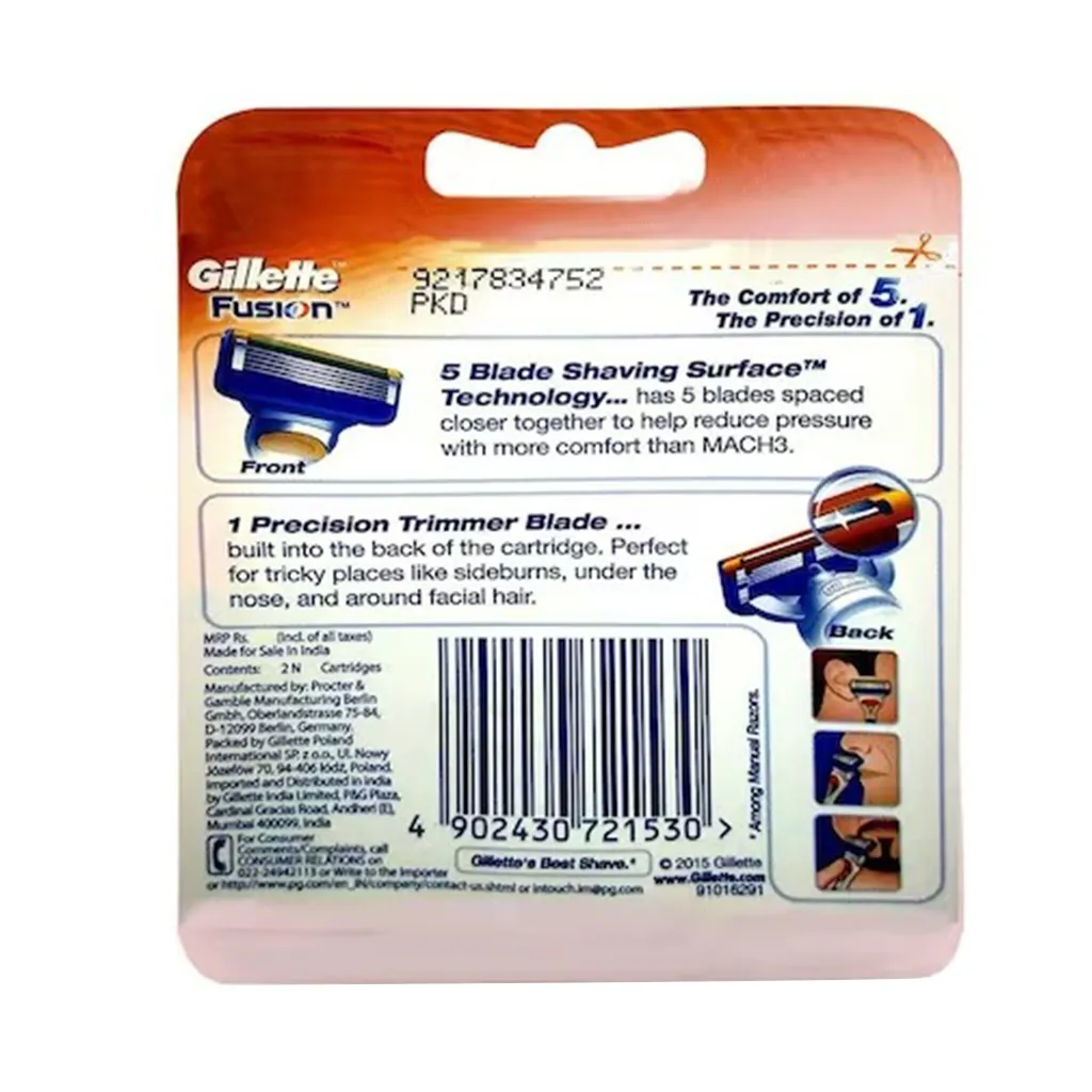 Gillette Fusion 5 - 2 Cartridges 1
